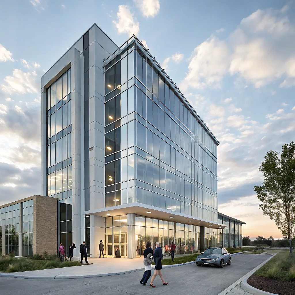 Modern office building